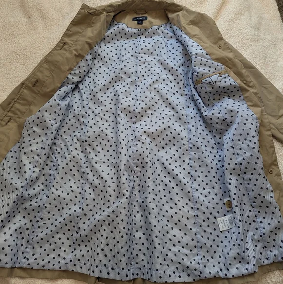 Classic Tan Women's Rain Jacket - Picture 3 of 6